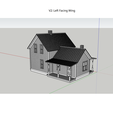 GableAndWingLeft2.png 1.5 Story Farmhouse - Gable and Wing