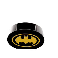 batman_1.png Batman Logo Pen Holder - 2-Color 3D Printed Desk Organizer