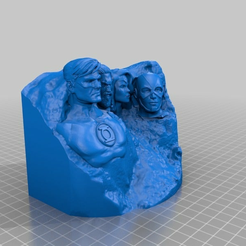 1bea1d8f46bd2996d4e3b3c058ecaf33.png Free STL file Justice League Mt Rushmore・3D printing template to download