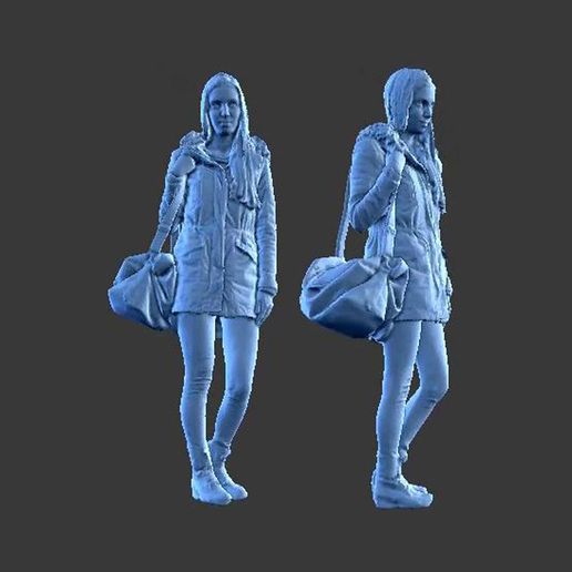 CHARACTER FIGURE GIRL W08 3D model