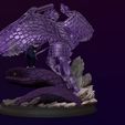 ZBrush Movie 115.jpg sasuke avec susanoo et aoda statue en impression 3d - naruto shippuden