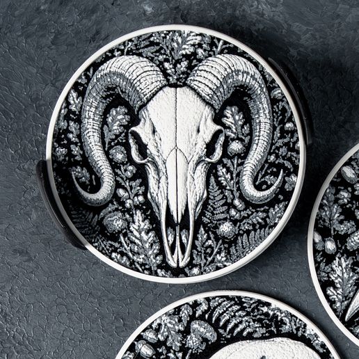 Wild Remains Coasters 3D model