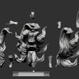 despiece.jpg Batman for 3d print model
