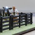 Fence04.jpg Farm fence for toy animals
