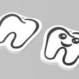 diente1.jpg Dentist keychain / Dentist keychain