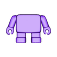cuerpo robot.stl Maceta, porta objetos, joyero, lapicero, robot,