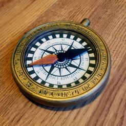 4f438d38cb3cca38926b50d9f78063d3_display_large.jpg Free STL file Linkle's Compass・3D printable design to download