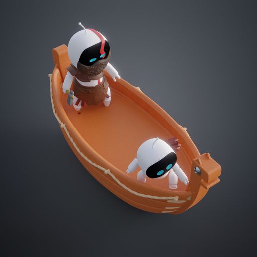 🤖 Astro Bot - God of War・ 3D File for 3D printing・Cults