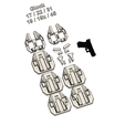 Screenshot-2025-12-11-093903.png Glock 17 22 31 (19 19X 45 Family) Split Holster Mold Full Insert Set with G19 TrimJigg and Scan