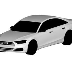 1.png Fichier 3D Audi A8・Modèle pour impression 3D à télécharger