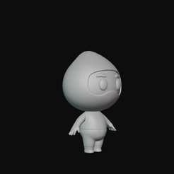 57.png Файл STL Мультяшный ниндзя для 3D-печати・Дизайн для загрузки и 3D-печати