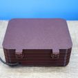 IMG_7928.jpg Echo Dot 2nd Generation Holder Amazon Alexa Stand Echo Dot Case Cool Record Player Turntable Gift Wood Vintage Decor Theme Echo Dot Mount