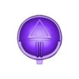 cabeza-no-textura.stl Squid Soldiers Game (circle + square + triangle)