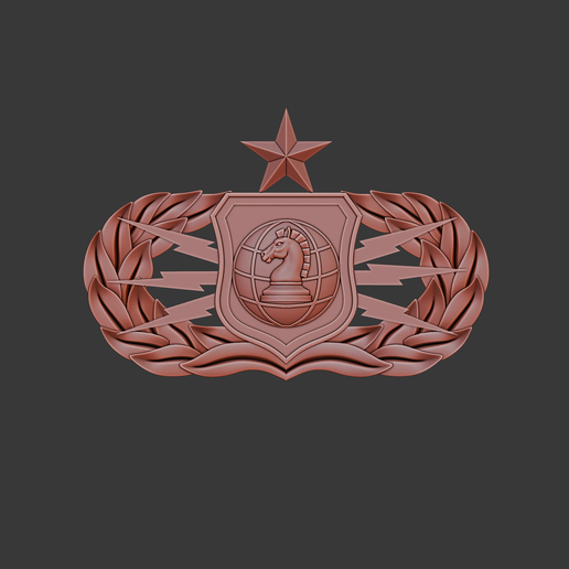 ℹ️ Information Operations senior USAF 3d relief .stl file・ STL File for ...