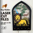 arch-key-holder-woodland-animals-etsy-1.jpg Arch Key Holder Laser Cut Files for Glowforge, CNC Laser Cutting Machines, SVG Files Personalized Key Hanger, Woodland Animals Key Holder
