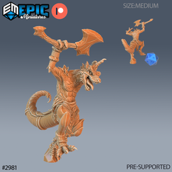 2981-Tyranno-Folk-Jump-Medium.png Файл 3D Tyranno Folk Jump ‧ DnD Miniature ‧ Tabletop Miniatures ‧ Gaming Monster ‧ 3D Model ‧ RPG ‧ DnDminis ‧ STL FILE・Модель для загрузки и 3D-печати