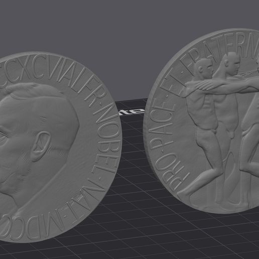 ☮️ Nobel Peace Prize 3D print model・ STL File for 3D printing・Cults