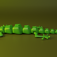 untitled3.png Arculated lizzard playtoy for cats for  3D print model