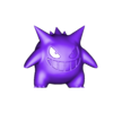 Gengar con tapa(NAUSI3D).stl GENGAR LAMP OR CANDY DISH - LÁMPARA O CANASTA DE CARAMELOS - CANDY LAMP OR CANDY DISH - CANASTA DE CARAMELOS