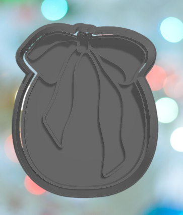 Egg with Bow Cookie Cutter