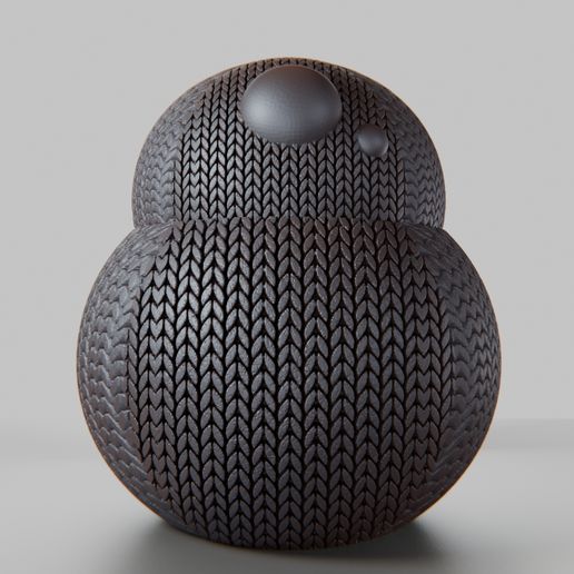 BB8 Figurine Simplified - Knit Texture Star Wars Display Statue