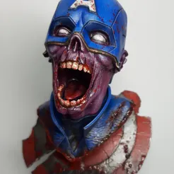 Zombie Cap Bust (Statue), michaeldennis