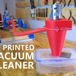 a705cfaee4f593753c87c48299498501_display_large.jpg Free STL file 3D Printed Vacuum Cleaner For CNC Machine・3D print model to download