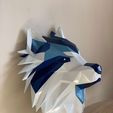 IMG_6614.jpg Wolf Bust Low Poly / Dog Bust LowPoly