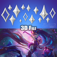 ZoeSG03.png Accessories Star Guardian Zoe League of Legends STL files