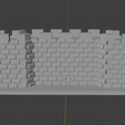 4.png Runewars epic game Brick wall and Rock with Tunnel set