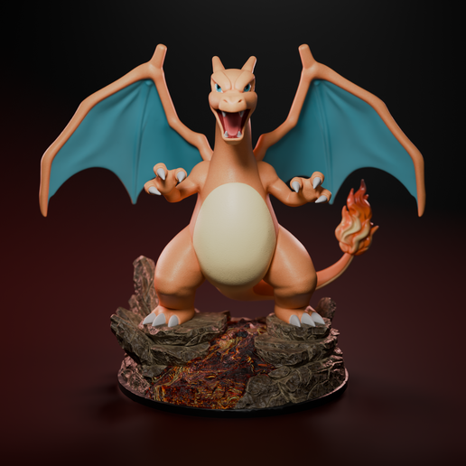 Charizard - Pokemon Diorama
