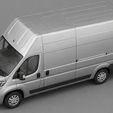 van-6.jpg Silver Fiat Ducato Cargo Van Low-poly