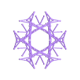 Snowflake Small 076.stl Fichier STL 100 flocons de neige・Design à télécharger et à imprimer en 3D, abbymath