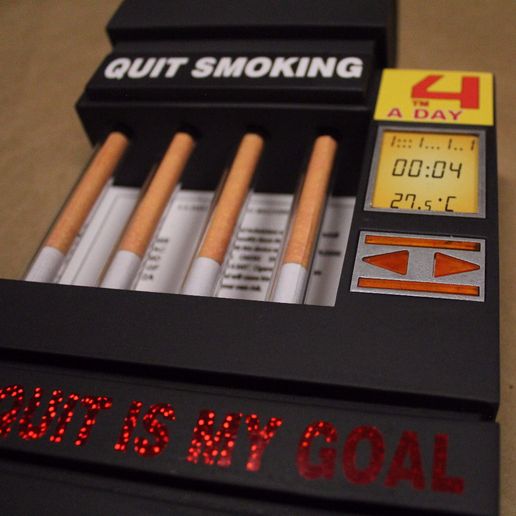🚬 The fifth element CIGARETTE DISPENSER 4-A-DAY・ STL için dosya・Cults