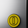 render_001.png COIN - MARIO BROS - FRIDGE MAGNETS