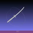 meshlab-2024-01-21-07-04-54-03.jpg Bleach Kuchiki Rukia Sword Printable Assembly