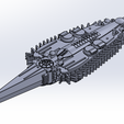 Last_Exile_Standard-Battleship_01.png Standard Battleship (1:5000) of the Ades Federation in the Last Exile, Fam the Silver Wing.