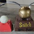 IMG_20230907_222222.jpg Harry Potter Golden Snitch 30 and 45 mm, with base and different signs.