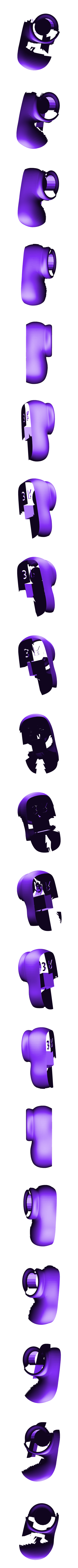 purple_shoe_3_right.stl Wiggler aus den Mario-Spielen - mehrfarbig