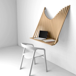 1.png Foldable wall desk