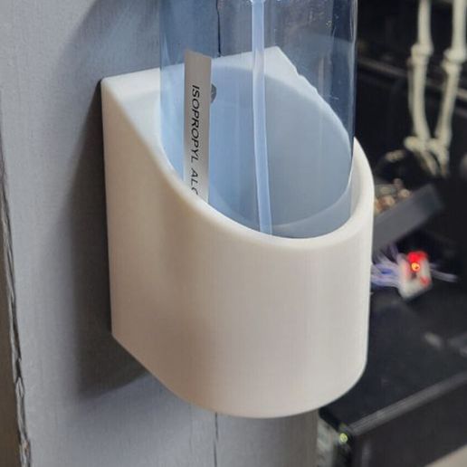 Wall Mounted Bottle Holder - 3D model önizlemesi