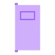 Z10_Door_Back.STL 28mm Modern Doors