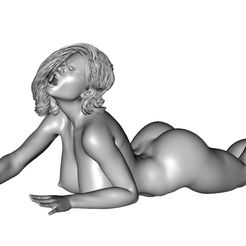 PIC-1.jpg Fichier STL Fille nue criant・Objet pour imprimante 3D à télécharger