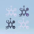 4.png 3d printable All religions multi religions atheist wall art