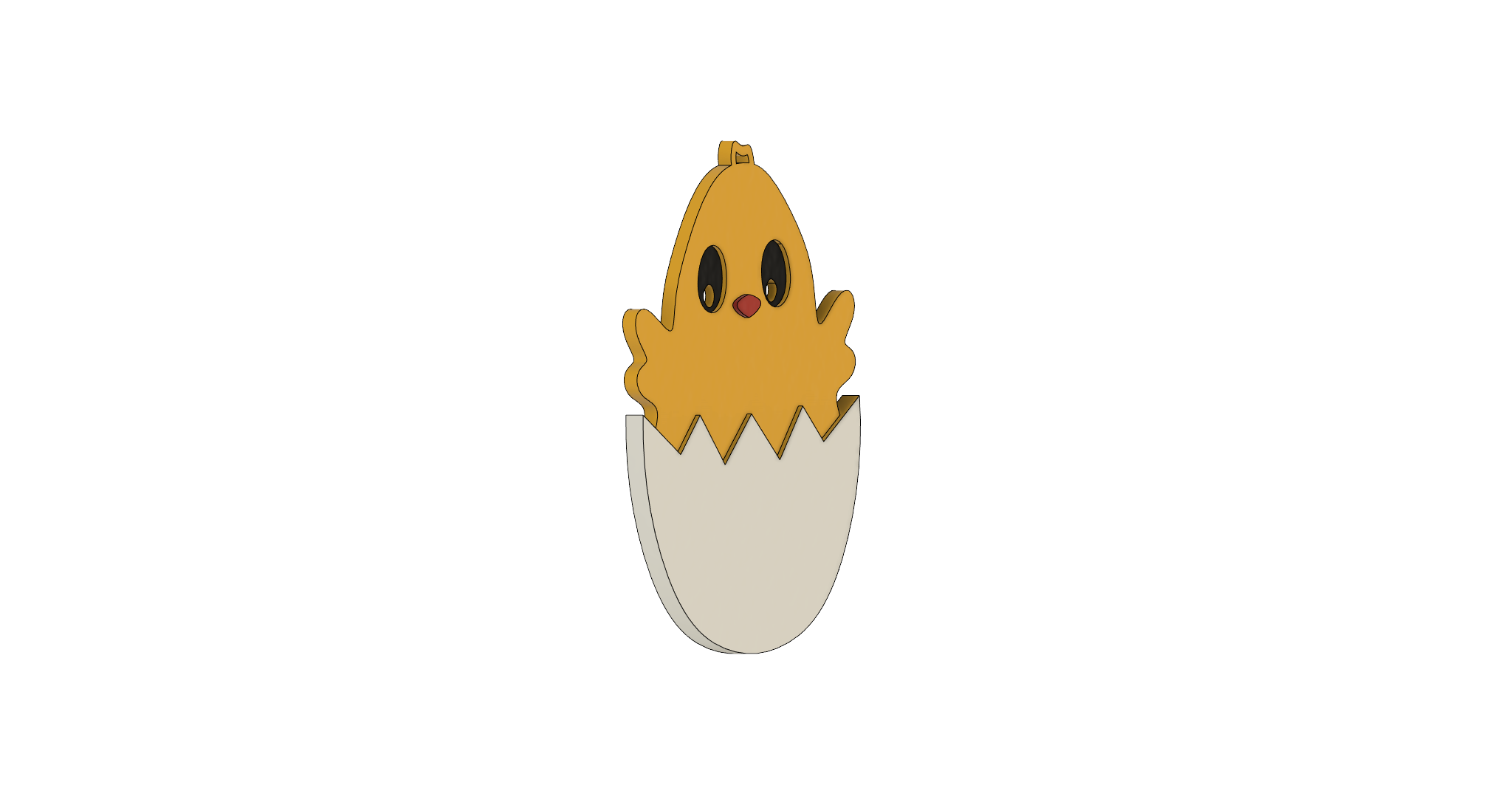 Download STL file Easter chicken in egg • Model to 3D print ・ Cults
