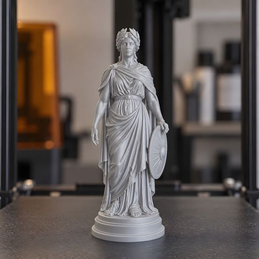 Draped Liberty Maiden 3D Print Model