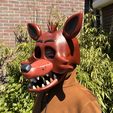 Foxy-fnaf-mask-stl.jpg Foxy casco integral (FNAF / FIVE NIGHTS AT FREDDY'S)