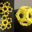 Dodecahedron.jpg Бесплатный STL файл Another polyhedra construction set 20 mm・3D-печатная модель для загрузки