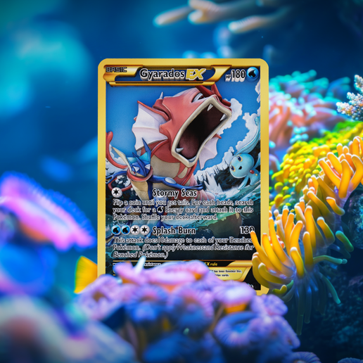 🌊Gyarados🌊 Breakpoint - 3D Pokemon Card