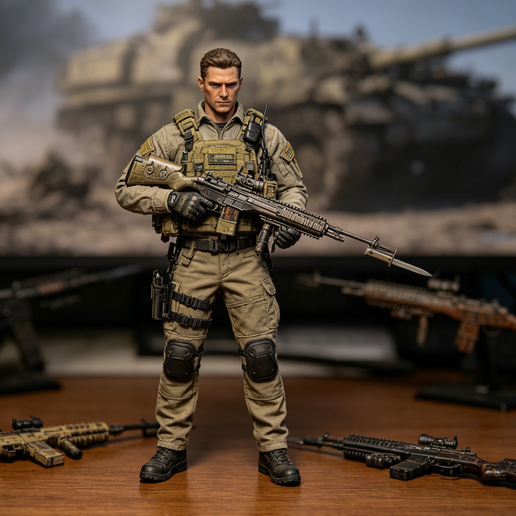mzz-357-M1A Super Match Rifle – Printable Model